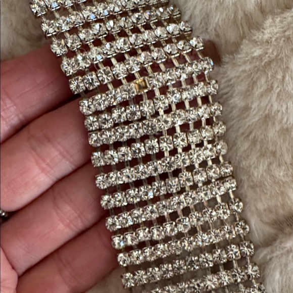 Silver Rhinestone Belt - Picture 9 of 11